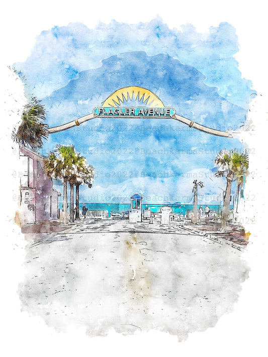 Flagler Beach Sign